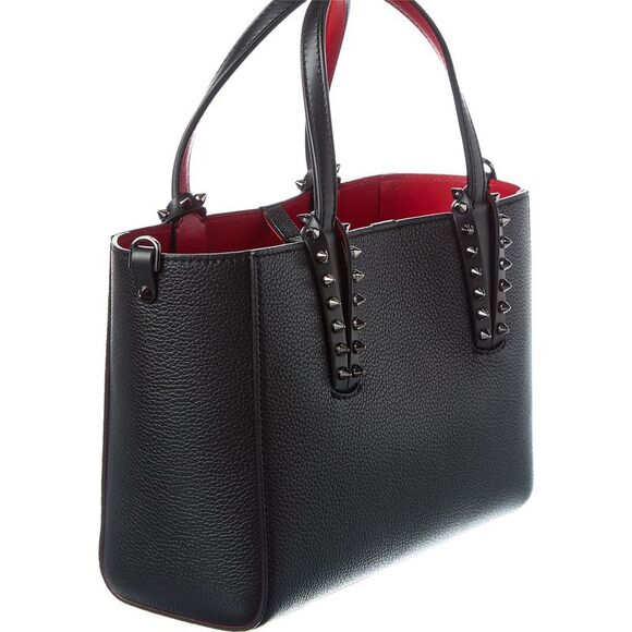 Christian Louboutin Cabata Leather Tote, Black - Picture 3 of 4